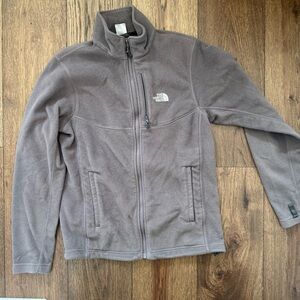Men's The North Face Grey Fleece Jacket Size Small